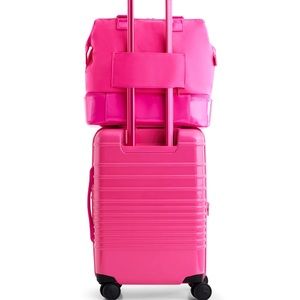 NWT Barbie set mini weekender and carry on suitcase.